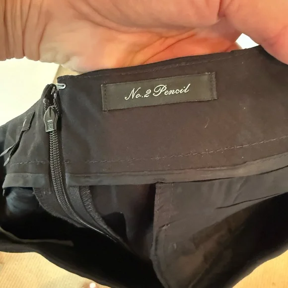 J. Crew No. 2 Pencil Black Skirt - Picture 6 of 6